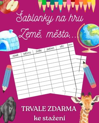 Tip na malý vánoční dáreček: nakopírujte, kolikrát chcete, zabalte a darujte dětem, které rády hrajou, ale méně rády tuhle...